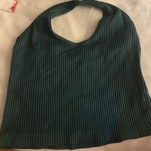 Aura Green Halter Tank